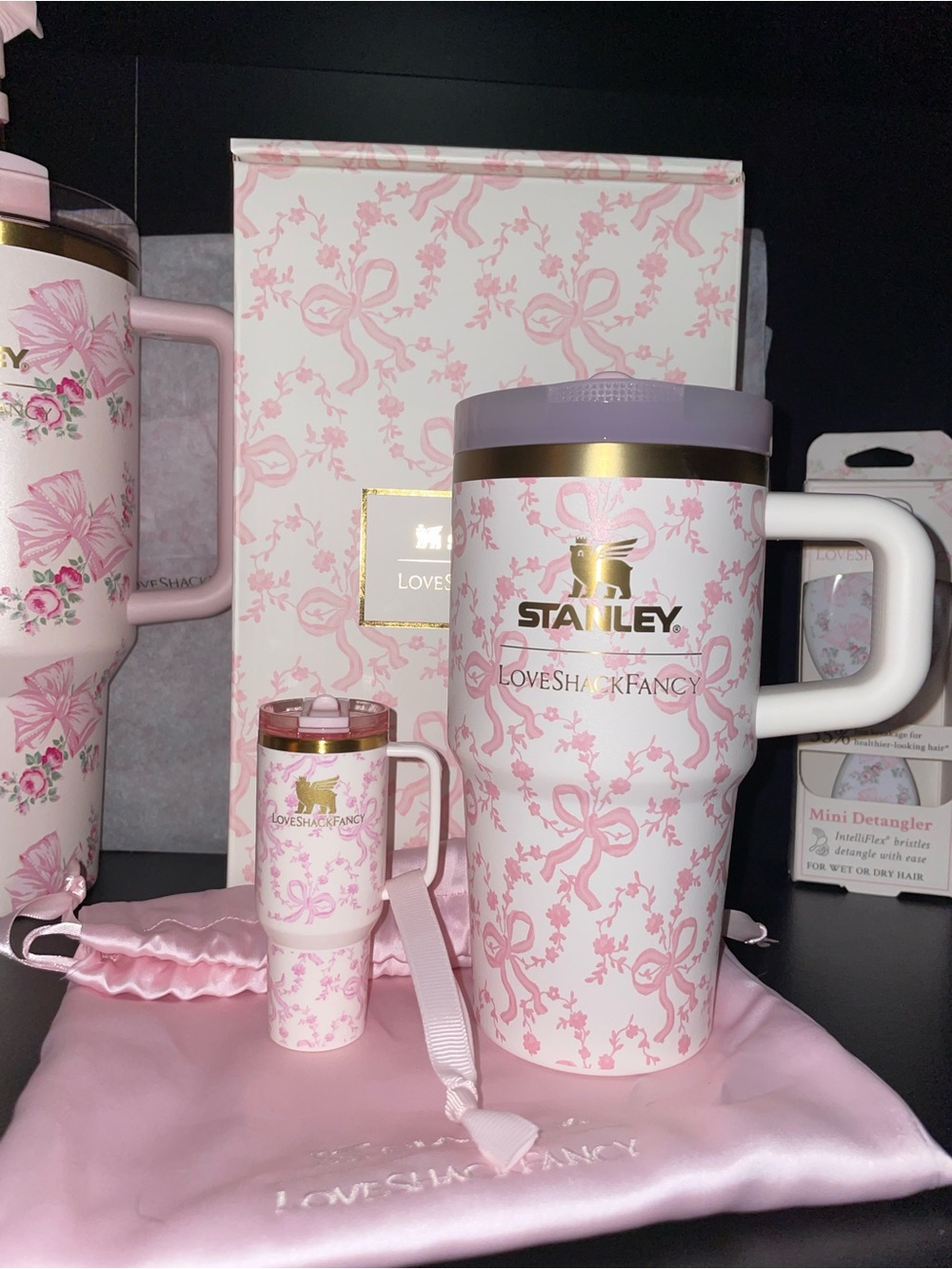 LoveShackFancy X Stanley coquette bow chantilly tumblr